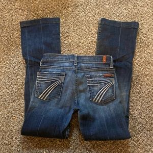 7famk dojo jeans size 25